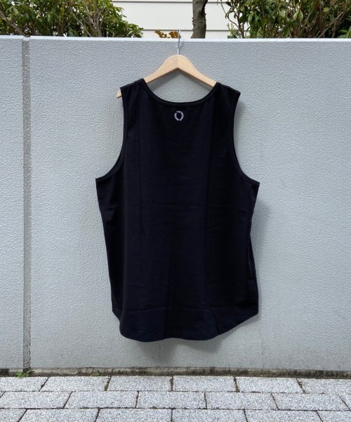 MANASTASH（マナスタッシュ）の「MANASTASH/マナスタッシュ　MS Circle logo tanktop　MSサークルロゴタンクトップ（タンクトップ・メンズ・ホワイト/ブラック・MEDIUM/LARGE）」の12枚目の写真