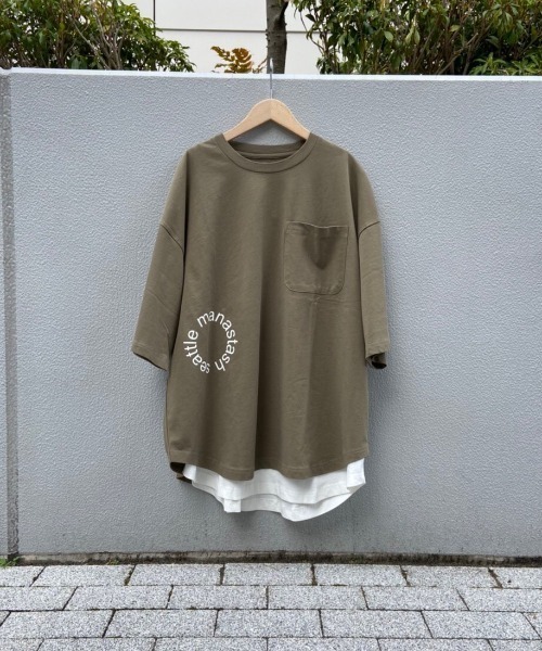 MANASTASH（マナスタッシュ）の「MANASTASH/マナスタッシュ　MS Circle logo tanktop　MSサークルロゴタンクトップ（タンクトップ・メンズ・ホワイト/ブラック・MEDIUM/LARGE）」の18枚目の写真