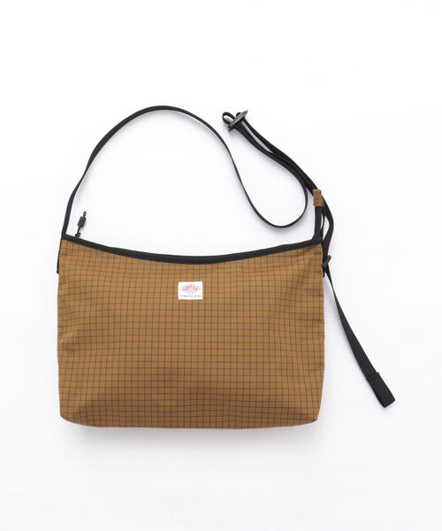 DANTON(ダントン)の「【DANTON/ダントン】RIPSTOP SACOCHE リップストップ サコッシュ(ショルダーバッグ・メンズ・ブラック/オリーブ/キャメル・FREE)」の1枚目の写真