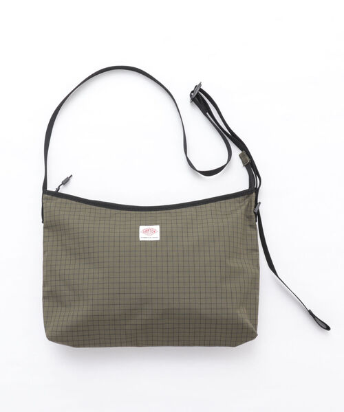 DANTON(ダントン)の「【DANTON/ダントン】RIPSTOP SACOCHE リップストップ サコッシュ(ショルダーバッグ・メンズ・ブラック/オリーブ/キャメル・FREE)」の3枚目の写真