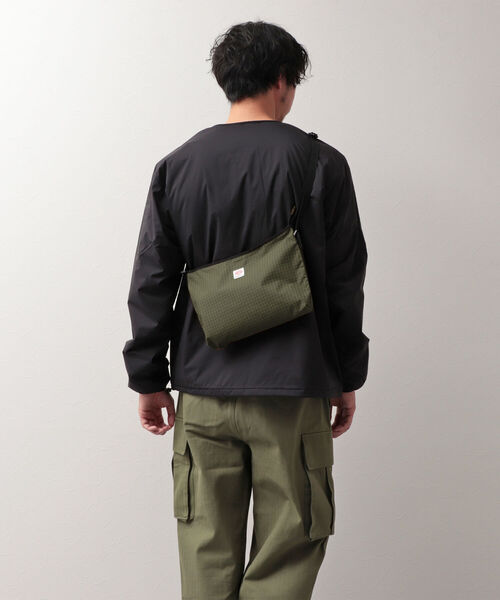 DANTON(ダントン)の「【DANTON/ダントン】RIPSTOP SACOCHE リップストップ サコッシュ(ショルダーバッグ・メンズ・ブラック/オリーブ/キャメル・FREE)」の9枚目の写真