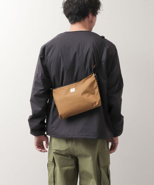 DANTON(ダントン)の「【DANTON/ダントン】RIPSTOP SACOCHE リップストップ サコッシュ(ショルダーバッグ・メンズ・ブラック/オリーブ/キャメル・FREE)」の6枚目の写真