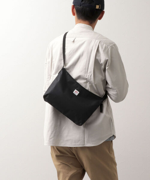 DANTON(ダントン)の「【DANTON/ダントン】RIPSTOP SACOCHE リップストップ サコッシュ(ショルダーバッグ・メンズ・ブラック/オリーブ/キャメル・FREE)」の13枚目の写真