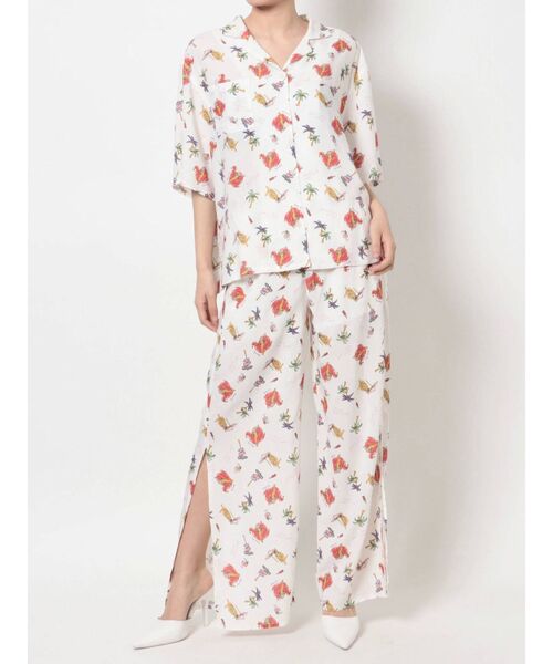 GYDA（ジェイダ）の「【セットアップ着用可】ORIGINAL BEACH PATTERN パンツ（その他パンツ・レディース・オフホワイト/チャコールグレー・FREE）」の18枚目の写真