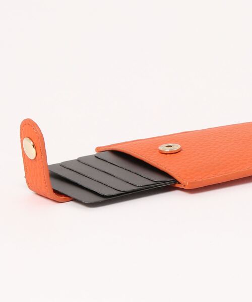 aimoha（アイモハ）の「無地カードケース（カードケース・レディース・レッド/イエロー/ライトグリーン/ブルー/オレンジ/グレー/チョコ/インディゴブルー/ブラック/オフホワイト/ピンク・FREE）」の13枚目の写真