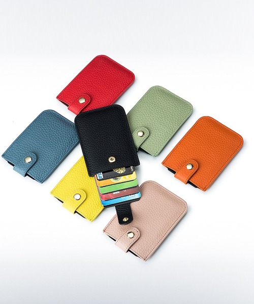 aimoha（アイモハ）の「無地カードケース（カードケース・レディース・レッド/イエロー/ライトグリーン/ブルー/オレンジ/グレー/チョコ/インディゴブルー/ブラック/オフホワイト/ピンク・FREE）」の17枚目の写真