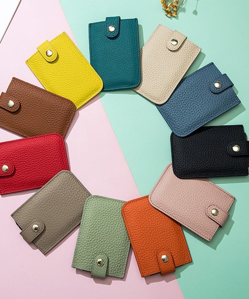 aimoha（アイモハ）の「無地カードケース（カードケース・レディース・レッド/イエロー/ライトグリーン/ブルー/オレンジ/グレー/チョコ/インディゴブルー/ブラック/オフホワイト/ピンク・FREE）」の14枚目の写真