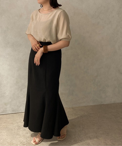 apres jour clair(アプレジュールクレア)の「【apres jour clair】シアープルオーバー【ZOZOTOWN限定アイテム】(シャツ/ブラウス・レディース・ホワイト/ライトベージュ・X-LARGE/フリー)」の13枚目の写真
