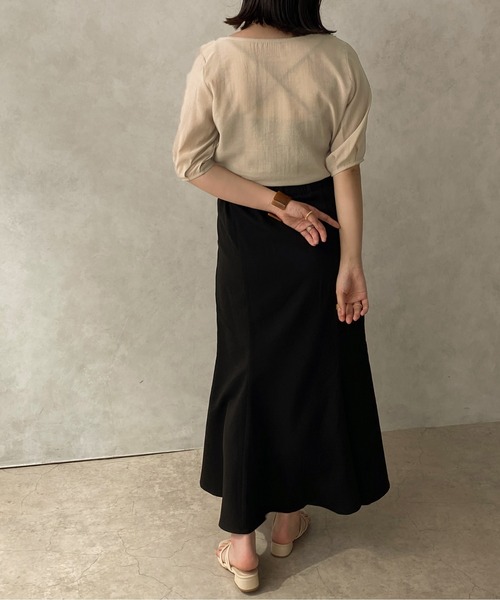 apres jour clair(アプレジュールクレア)の「【apres jour clair】シアープルオーバー【ZOZOTOWN限定アイテム】(シャツ/ブラウス・レディース・ホワイト/ライトベージュ・X-LARGE/フリー)」の14枚目の写真