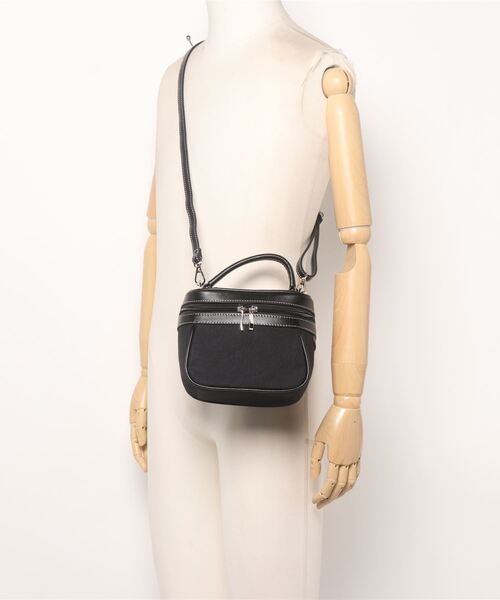 LA BAGAGERIE(ラバガジェリー)の「【倉敷帆布】キャンバスバニティバッグ(ハンドバッグ・レディース・ナチュラル/ブラック/カーキ/イエロー/ライトグリーン/コーラル・FREE)」の12枚目の写真