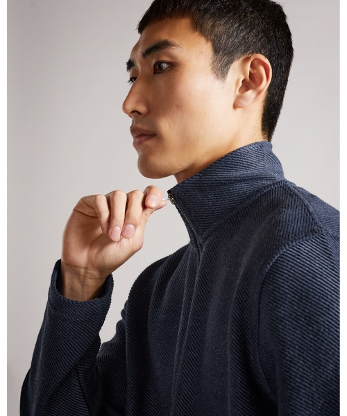 Ted Baker（テッドベーカー）の「MILLOM ハーフジップ　ジャンパー（スウェット・メンズ・ダークブルー・1/3/4/5/2）」の8枚目の写真