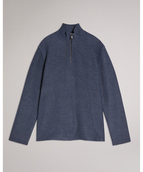 Ted Baker（テッドベーカー）の「MILLOM ハーフジップ　ジャンパー（スウェット・メンズ・ダークブルー・1/3/4/5/2）」の3枚目の写真
