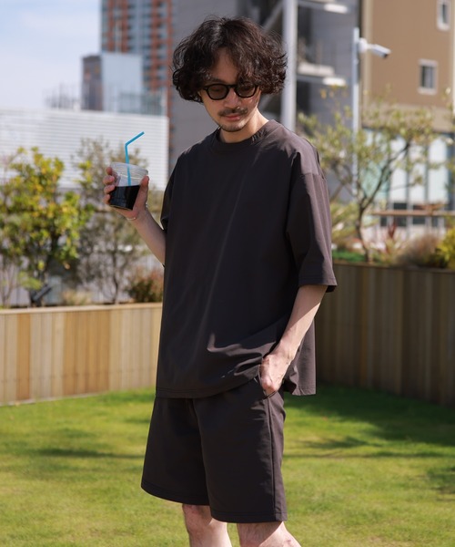 CIAOPANIC TYPY（チャオパニックティピー）の「▽配色ステッチラッシュガード（ラッシュガード・メンズ・チャコールグレー/オレンジ/グリーン・XL/L）」の11枚目の写真