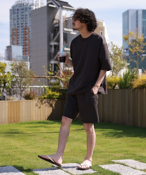 CIAOPANIC TYPY（チャオパニックティピー）の「▽配色ステッチラッシュガード（ラッシュガード・メンズ・チャコールグレー/オレンジ/グリーン・XL/L）」の14枚目の写真