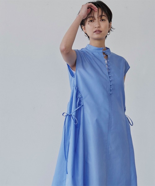miette(ミエット)の「サイドリボンワンピース(ワンピース・レディース・オフホワイト/ブルー・FREE)」の3枚目の写真