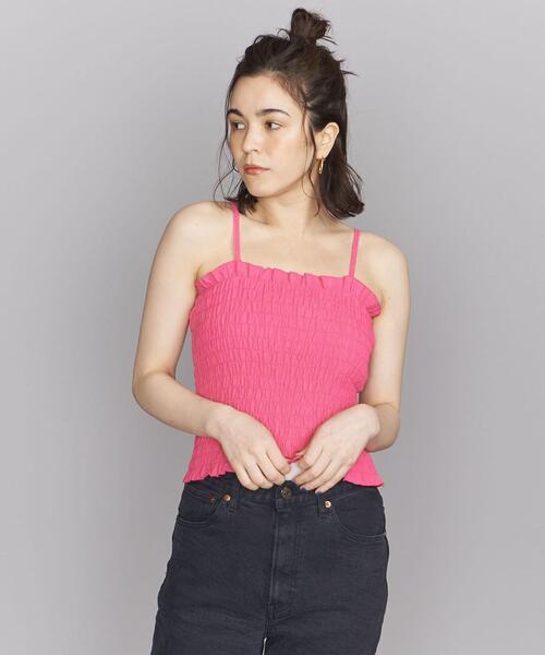 Lepidos(レピドス)の「<Lepidos>麻コットン チューブキャミソール -ウォッシャブル-(キャミソール・レディース・ピンク/モカ/ナチュラル・FREE)」の13枚目の写真