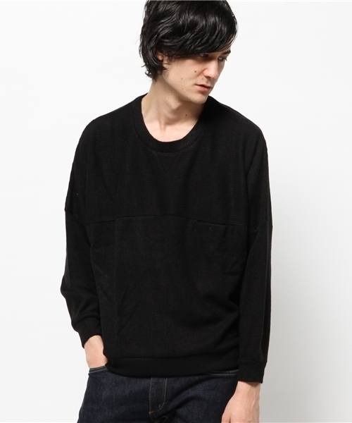 WHO'S WHO gallery（フーズフーギャラリー）の「【GIGGER】リブ編みプルオーバースウェット（スウェット・レディース・ホワイト/グレー/ブラック・MEDIUM/LARGE）」の13枚目の写真