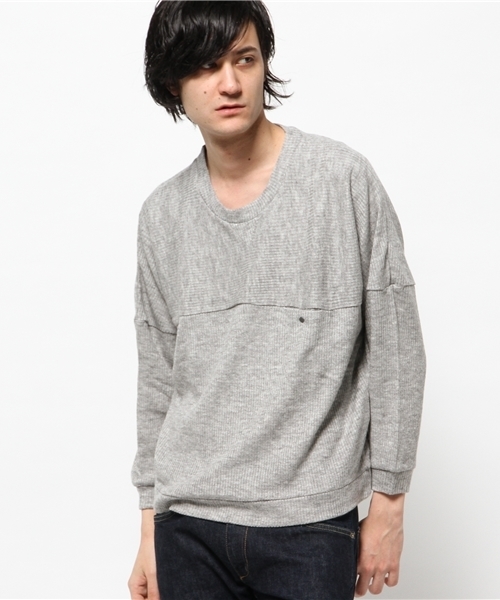 WHO'S WHO gallery（フーズフーギャラリー）の「【GIGGER】リブ編みプルオーバースウェット（スウェット・レディース・ホワイト/グレー/ブラック・MEDIUM/LARGE）」の15枚目の写真