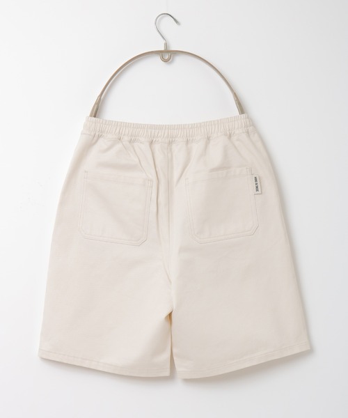 Honeys(ハニーズ)の「イージーハーフパンツ(スウェットパンツ・レディース・アイボリー/ブラック/カーキ/ネイビー/ベージュ・S/M/L)」の18枚目の写真