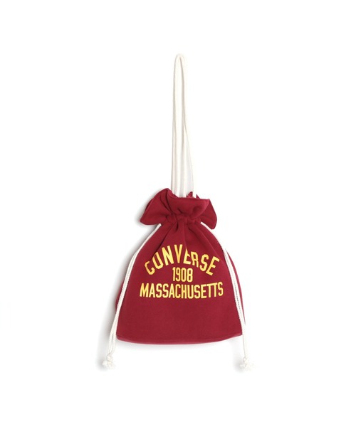 CONVERSE（コンバース）の「【CONVERSE/コンバース】COLLEGE LOGO POUCH BAG カレッジロゴポーチバッグ（ハンドバッグ・レディース・ネイビー/グリーン/チャコールグレー/レッド・FREE）」の8枚目の写真