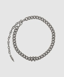 WE11DONE（ウェルダン）の「SILVER2 'W' LOGO MEDIUM CHAIN CHOKER