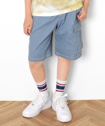 GLAZOS | 接触冷感デニム・カーゴショートパンツ(デニムパンツ)