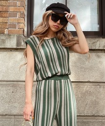 esutoreja | 2color stripes tanktop(タンクトップ)