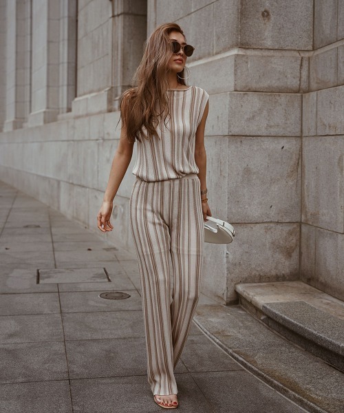 esutoreja（エストレジャ）の「2カラーストライプタンクトップ（タンクトップ・レディース・ブラック/グリーン/アイボリー・FREE）」の15枚目の写真