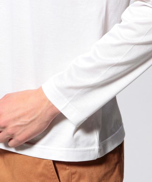 UNITED ARROWS(ユナイテッドアローズ)の「BAS ベーシック ハイネック◆(Tシャツ/カットソー・メンズ・ホワイト・MEDIUM/LARGE/SMALL)」の4枚目の写真