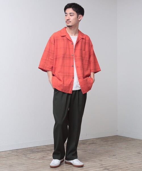 ルーズフィット ドット シャツ３色 11010353803_C_1.jpg