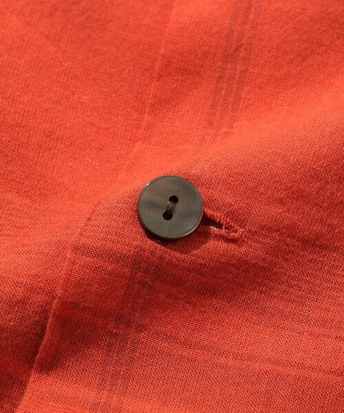 BEAMS（ビームス）の「BEAMS / フェード チェック ルーズフィット　オープンカラーシャツ（シャツ/ブラウス・メンズ・ネイビー/レッド/オリーブ・M/L/S/XL）」の11枚目の写真