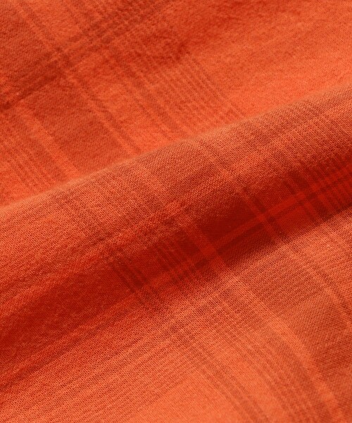 BEAMS（ビームス）の「BEAMS / フェード チェック ルーズフィット　オープンカラーシャツ（シャツ/ブラウス・メンズ・ネイビー/レッド/オリーブ・M/L/S/XL）」の12枚目の写真