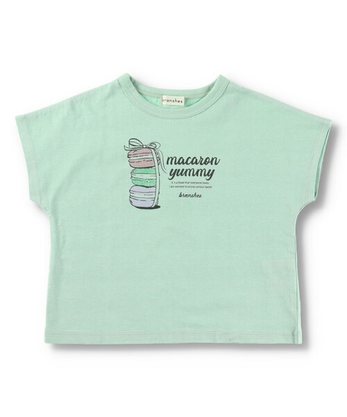 BRANSHES（ブランシェス）の「【プチプラ / 綿100％】アソート半袖Tシャツ（Tシャツ/カットソー・キッズ・ラベンダー/ライトグリーン/ピンク/オフホワイト・140/130/120/100/110/150）」の9枚目の写真