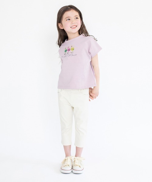 BRANSHES（ブランシェス）の「【プチプラ / 綿100％】アソート半袖Tシャツ（Tシャツ/カットソー・キッズ・ラベンダー/ライトグリーン/ピンク/オフホワイト・140/130/120/100/110/150）」の7枚目の写真