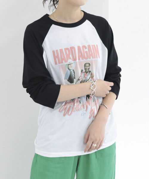 fredy repit(フレディレピ)の「【WEB限定】【BLUESCENTRIC/ブルースセントリック】ベースボールバンドT(Tシャツ/カットソー・レディース・オフホワイト/キナリ・FREE)」の16枚目の写真