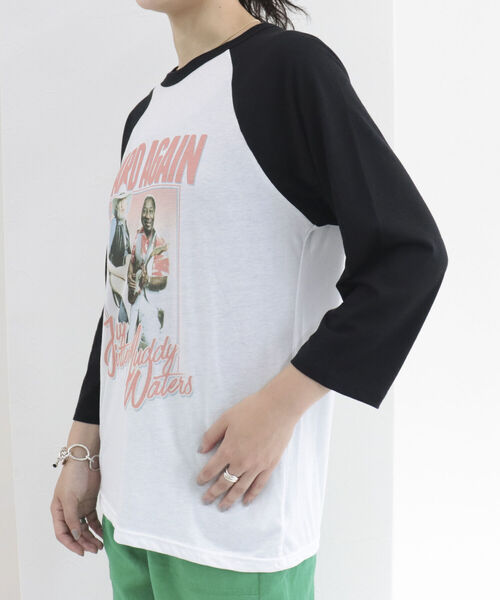 fredy repit(フレディレピ)の「【WEB限定】【BLUESCENTRIC/ブルースセントリック】ベースボールバンドT(Tシャツ/カットソー・レディース・オフホワイト/キナリ・FREE)」の15枚目の写真