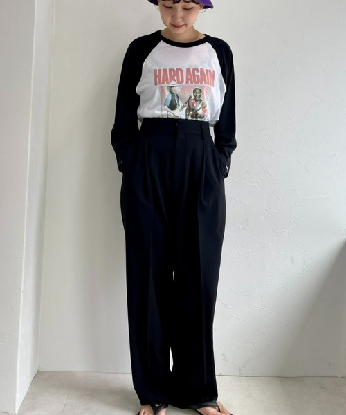 fredy repit(フレディレピ)の「【WEB限定】【BLUESCENTRIC/ブルースセントリック】ベースボールバンドT(Tシャツ/カットソー・レディース・オフホワイト/キナリ・FREE)」の22枚目の写真