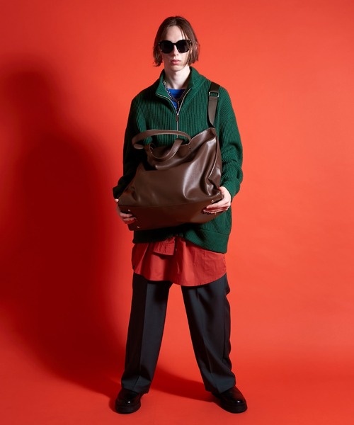 ENDER PRODUCTS（エンダープロダクツ）の「ショルダーストラップボストンバッグ/ショルダーバッグ【ENDER PRODUCTS/エンダープロダクツ】（ショルダーバッグ・メンズ・ブラウン/グリーン/ブラック・FREE）」の13枚目の写真