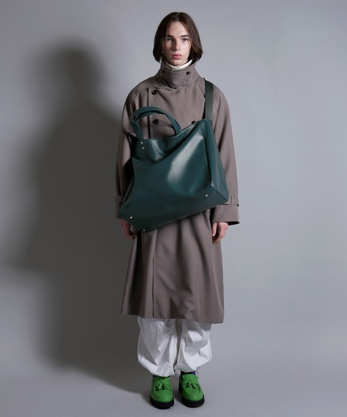 ENDER PRODUCTS（エンダープロダクツ）の「ショルダーストラップボストンバッグ/ショルダーバッグ【ENDER PRODUCTS/エンダープロダクツ】（ショルダーバッグ・メンズ・ブラウン/グリーン/ブラック・FREE）」の11枚目の写真