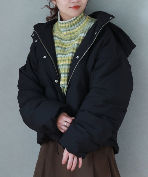 archives（アルシーヴ）の「ホワイトグースダウン（ダウンジャケット/コート・レディース・アイボリー/グレイッシュベージュ/ブラック・MEDIUM）」の11枚目の写真