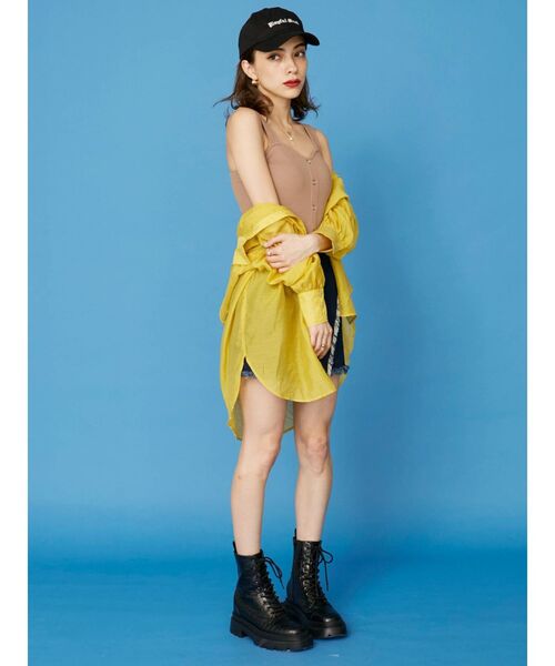 EVRIS(エヴリス)の「レースアップインソールワークブーツ(ブーツ・レディース・ブラック/その他1・SMALL/MEDIUM/LARGE)」の5枚目の写真