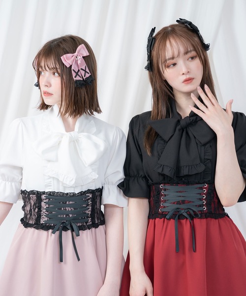 DearMyLove（ディアマイラブ）の「大きなボウタイフリルブラウス