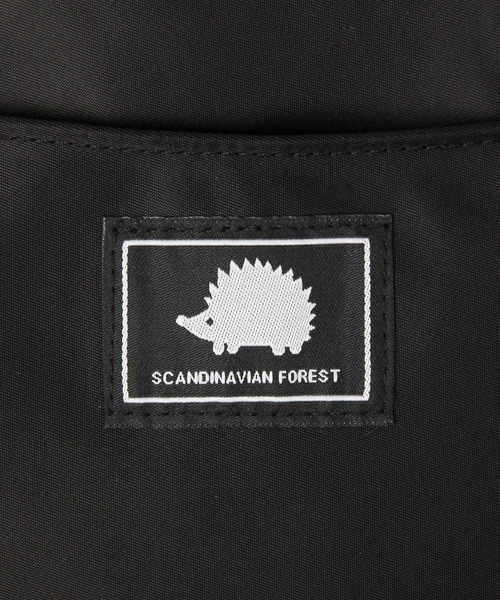 SCANDINAVIAN FOREST(スカンジナビアン・フォレスト)の「撥水 ナイロン 2WAY ポーチ ショルダーバッグ / サコッシュ / ミニバッグ / ハリネズミ(ショルダーバッグ・レディース・ブラック/ベージュ/グレー・FREE)」の15枚目の写真