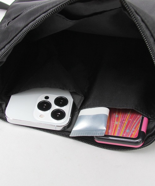 撥水 ナイロン 2WAY ポーチ ショルダーバッグ / サコッシュ / ミニ