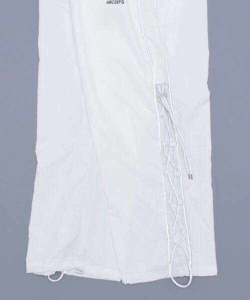 Mimma/Mimaa(ミマ)の「【Mimma/Mimaa】サイドラインループイージーパンツ(スラックス・メンズ・ホワイト/ブラック・FREE)」の8枚目の写真