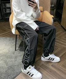 Mimma/Mimaa | 【Mimma/Mimaa】サイドラインループイージーパンツ(スラックス)