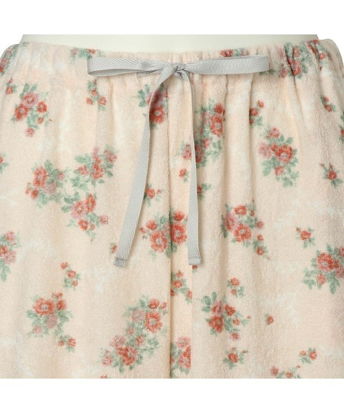 KID BLUE（キッドブルー）の「キッドブルー -22ガーゼパイルブーケ -くるぶし丈ボトムス -KRTP515 -kidblue（その他パンツ・レディース・アイボリー/ピンクベージュ・M）」の8枚目の写真