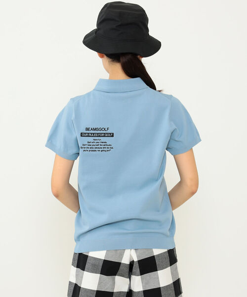 BEAMS GOLF ORANGE LABEL / ライト ニット ポロシャツ ポロシャツ