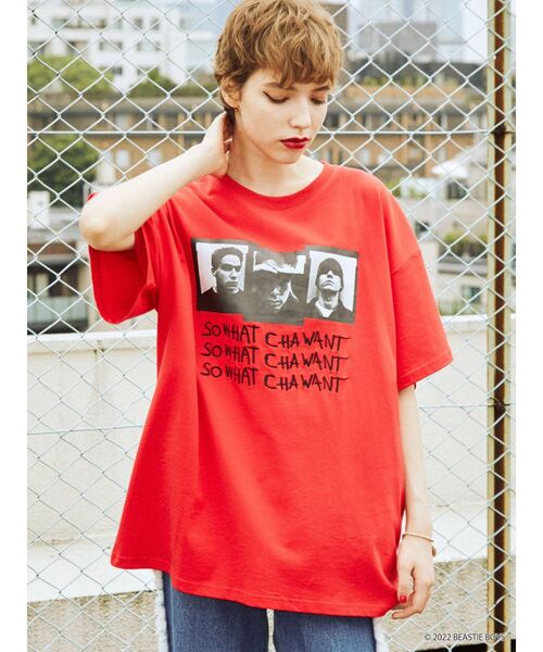 jouetie(ジュエティ)の「BEASTIE BOYSコラボTシャツ(Tシャツ/カットソー・レディース・ブラック/レッド/オフホワイト・MEDIUM)」の13枚目の写真