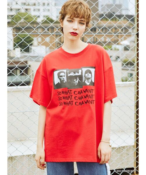 jouetie(ジュエティ)の「BEASTIE BOYSコラボTシャツ(Tシャツ/カットソー・レディース・ブラック/レッド/オフホワイト・MEDIUM)」の14枚目の写真